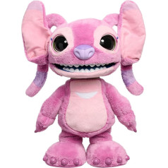 Just Play Disney Stitch Ultimate Angel – Funktionsplüschtier, 100+ Geräusche und Reaktionen, ab 3 Jahre, 43cm, interaktiv, Kuscheltier
