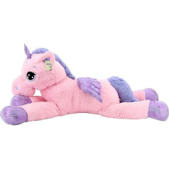 Sweety Toys 8049 unicorn teddy bear stuffed animal 130 cm pink