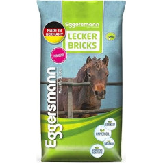 Eggersmann Lecker Bricks Raspberry for Horses, Pack of 1 (1 x 25 kg)