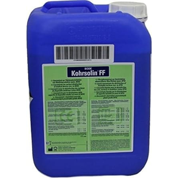 Kohrsolin FF Surface Disinfectant Cleaner Concentrate, Disinfectant, 5 L