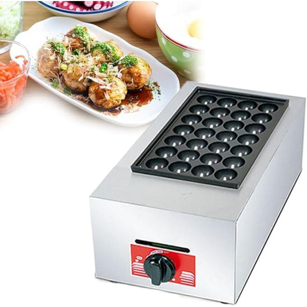 Takoyaki Maker Takoyaki Pan Gas Multifunction Breakfast Machine Non-Stick Pancake Cooking Plate for Breakfast Fried Egg Puff Pastry A