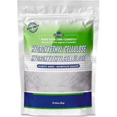 Hydroxyethyl Cellulose, Cosmetic Grade, Thickening & Stabilising Agent for DIY Hair & Skincare, 2 kg / 70.55 oz