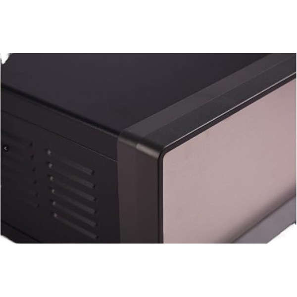 BDA40021 Eisen-Anschlussdose 350x200x180mm - Industrieelektronikgehäuse for Drahtverbindungen (Hellgrau/Schwarz)(BDA40021(W350) BTS-A2)