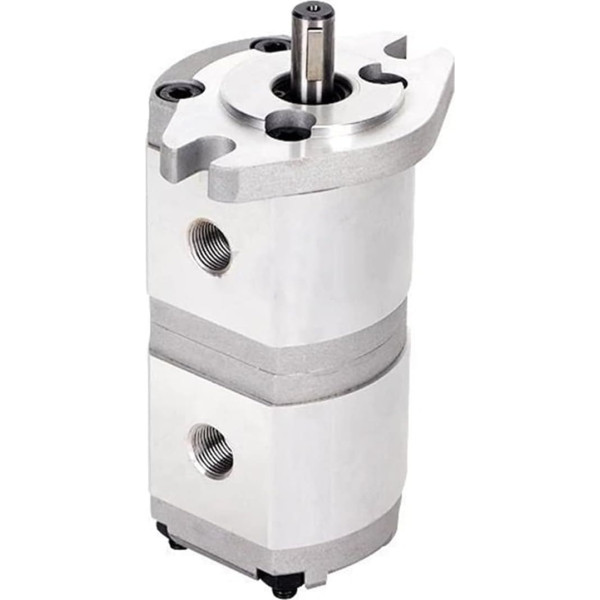 Hydraulikzahnradpumpe Kleine Tandem-Zahnradpumpe Mikro-Hydraulikölpumpe Pumpe für Hydrauliköl(HGP-11A-F6-2R)