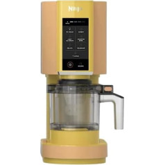 Ninja CREAMi Ice Cream Maker & Dessert Machine with 2 Containers, 7 Programmes, Making Ice Cream, Gelato, Sorbet, Smoothie Bowls, Milkshakes and More, 1.4 L Ice Cream Capacity, Orange Mango NC302EUAO