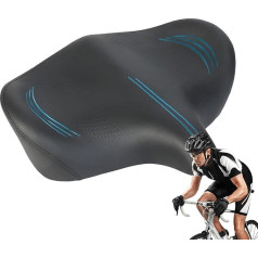 Bicycle Seat Cover, Bicycle Seat Cushion, Saddle Replacement Padded Cover, Bicycle Saddle with Shock Absorbing Padding, Bicycle Seat Cushion Cover for Exercise Bike