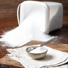 Erythritol Erythritol in Bucket Calorie Free Sugar Substitute in Container GMO Natural Sugar Alternative Easily Soluble Sweetener 70% Sweetening Power of Sugar Vitalesia 2.5 kg - 5 kg (5 kg)