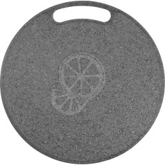 Cabilock Round chopping board made of imitation marble, 30 cm, and BPA-free, ideal for fruit, vegetables and serving board in the play kitchen