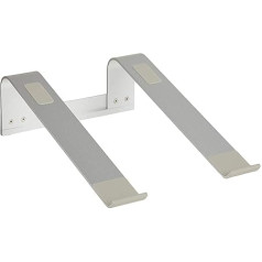 Iqunix Laptop Stand Aluminum Ventilated Update Version Ergonomic Portable Laptop Stand for All Notebooks Silver