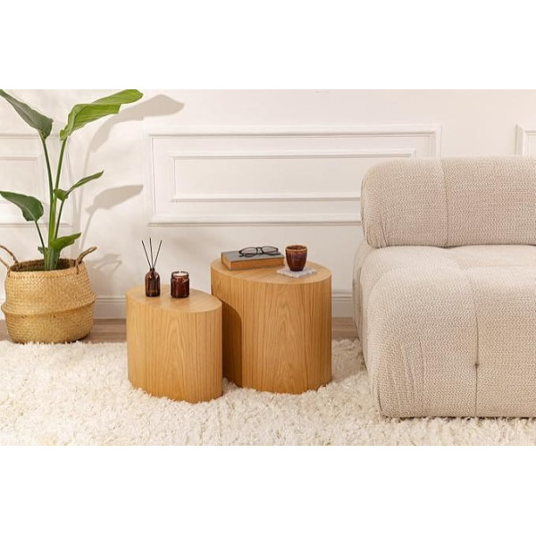 Hanah Home Elipse Set Oak