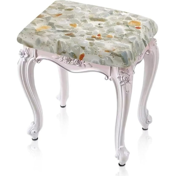 Cugasmaru Cugasmaru Sattelbezug für Barhocker, mit Kristallstein, waschbar, rechteckig, 2er-Set