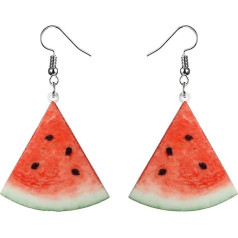 JYTDBCS Watermelon Earrings, Fruit Style Dangle Earrings, Fruit Themed Earrings, Watermelon Lovers, Jewelry for Women, Girls, Friends, Drop Earrings, Gifts, One Size, PMMA, PMMA, PMMA