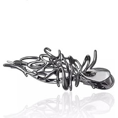 Hair Clips Hair Accessories for Women Girls Ladies Kids Stylish Metal Hair Clips Large Headwear for Party Wedding Daily Smoke Grey