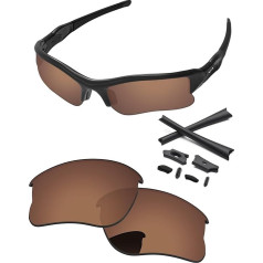 PapaViva Replacement Lenses & Rubber Kits for Oakley Flak Jacket XLJ OO9009