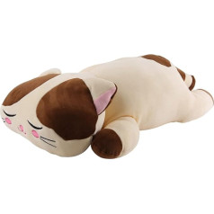 Huusuei Sleeping Cat Cuddly Cushion Cuddly Toys Cat Soft Cushion Fun Plush Animals Stuffed Cotton Cute Plush Doll Toy Gift