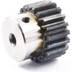 Motor Transmission, Motor Pinion, Motor Gear, Step Miter, 1 Piece Spur Pinion, 2 Modules, 10 Teeth, 12 Teeth, 13 Teeth, 14 Teeth, 15 Teeth, 16 Teeth, 45 Teeth, Steel Pinion, Rack Gear, Gear Motor
