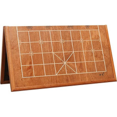 Generisch Foldable Chess Board - Professional MDF Xiangqi Travel Game, Portable Design for On-The-Go Play, Dimensions 18.6 x 16.9 x 0.7 inches - Ideal for Chess and Xiangqi Enthusiasts