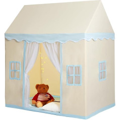 VEVOR Kids Tent, Kids Tent for 1-5 Years Old, Toddler Tent with Mat and Tent Lamp, Tent for Kids with Windows for Indoor and Outdoor Playhouse Castle Tent