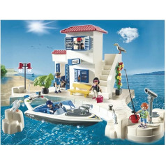 PLAYMOBIL 5128 Port Police with Speedboat