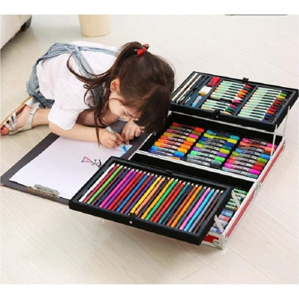 Outils de dessin pour enfants, coffret pinceau, stylo aquarelle pour école primaire, peinture, art@rouge