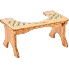 Step and Go® Bamboo Toilet Stool (7