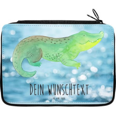 Mr. & Mrs. Panda Personalised Pencil Case Crocodile - Personalised Gifts, School Enrolment, Sea Animals, Pencil Case School Enrolment, Holiday, Gift