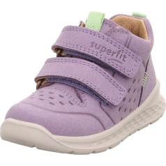 Superfit Girls' Breeze Trainers, Purple/Light Green 8530, Purple Light Green 8530 1, 24 EU wide