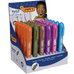 Jovi Twist Face Paint Makeup, Shelf, 30 Sticks (192)