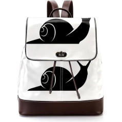 Snails Personalisierte Schultaschen Büchertaschen für Teenager, Mehrfarbig, 27x12.3x32cm, Rucksack Rucksäcke