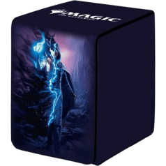 Ultra Pro - Outlaws of Thunder Junction Alcove Flip Deck Box Ft. Jace for Magic: The Gathering, Collectible Compact Deck Storage Solution Protection Box