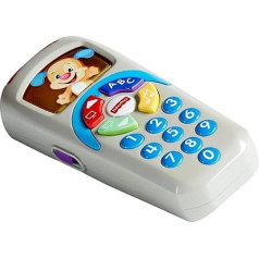 Fisher-Price 887961256321 Laugh and Learn Puppy's Remote, Electronic Educational Toddler Toy with Music, Lights, Colours and Phrases, Suitable for 6 Months Plus
