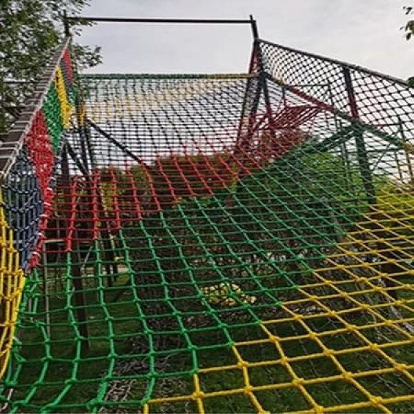 Climbing Net, Woven Rope for Kids, Safe Cargo Nylon Net for Playground Equipment and Swing Set, Large Climbing Frame for Indoor Garden