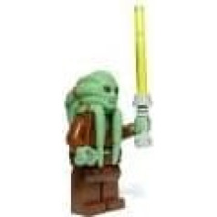 Lego Star Wars Mini Figure - Jedi Kit Fisto with Lightsaber (Approximately 45 by LEGO