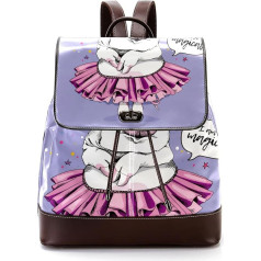 Lustiges Schwein Einhorn I Am So Magical personalisierte Schultaschen Büchertaschen für Teenager, Mehrfarbig, 27x12.3x32cm, Rucksack Rucksäcke