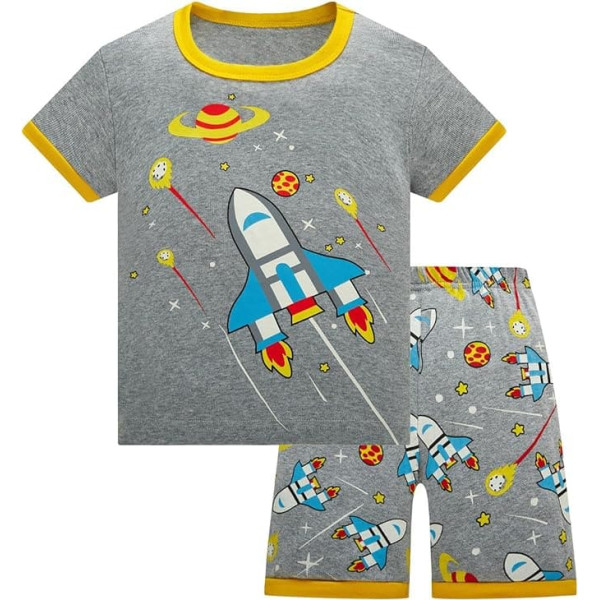 Bekleidungssets Jungen - Sommer Kleidung 2-teilig Outfit 3D bedruckte Kurzarm T Shirt Tops & Casual Shorts Baummwolle Hosen mit Shirt Sets Shirt Kurze Sets Kinderanzüge Sportbekleidung