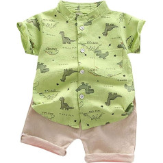 Trainingsanzug Kinder Jungen Gentleman Anzüge 3D bedruckte Kurz Sport T-Shirt und Shorts Set Baummwolle Hosen mit Shirt Sets Top Kinderanzüge Sportbekleidung