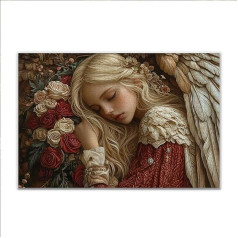 Puzzle 300 Teile Frau Blume Puzzle Erwachsene Anspruchsvoll, Klassische Holzpuzzle Erwachsene, Puzzlespiele für Die Ganze Familie, Wooden Jigsaw Puzzel ab 14 Jahre für Junge Mädchen für Geschenke R-0