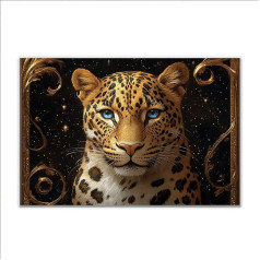 Puzzle 2000 Teile Leopard Tier Puzzle Erwachsene Anspruchsvoll, Klassische Holzpuzzle Erwachsene, Puzzlespiele für Die Ganze Familie, Wooden Jigsaw Puzzel ab 14 Jahre für Junge Mädchen Geschenke J-7
