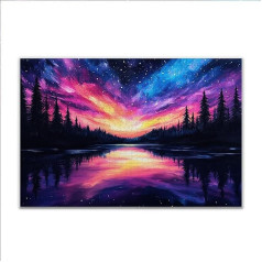 Puzzle 2000 Teile Fantasie Landschaft Puzzle Erwachsene Anspruchsvoll, Klassische Holzpuzzle Erwachsene, Puzzlespiele für Die Ganze Familie, Wooden Jigsaw Puzzel ab 14 Jahre für Junge Mädchen U-51