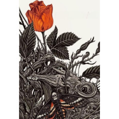 Puzzle 1000 Teile Horror Abstrakte Kunst für Erwachsene Familienspiele Lernspielzeug Xq163Zy 38x52CM