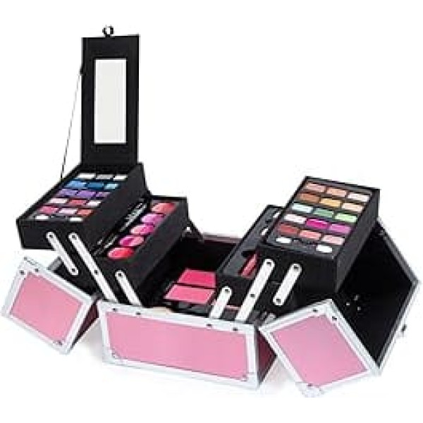 MYA Cosmetics MYA Super Cube Makeup Set with Eyeshadow, Blush, Face Powder and Lip Gloss, Portable Bag with Handle