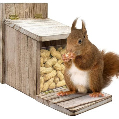 Eichhörnchen-Futterstation aus , Eichhörnchen-Futterstation | Eichhörnchen-Futterstationen – Werkzeug zum Dekorieren von Schrägdach für Garten, Hof, Terrasse, , Arb