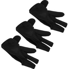 GANAZONO Hitzebeständige Fingerhandschuhe Für Haarstyling Hand Schutzhandschuhe Für Curling Und Glätten Schwarz Für Sicheres Frisieren
