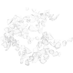 KAILIKETIY 1Tasche Glitzernde Epoxy Charms Unregelmäßige Glassteine Für DIY Nagelkunst Maniküre Füllstoffe Transparent Bastelprojekte Und Handyhüllen Dekoration