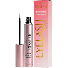 RISSLER Growth Serum for Eyelashes with Long and Thick Eyelashes - 95% Natural - No Hormone No Perfume