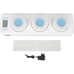 360 Degree Rotating Electric Body Brush with 3 Brush Heads, Frees Your Hands for Men, Women and Elderly (EU Plug)