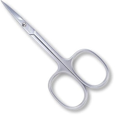 CREDO Hautschere 8 cm, gebogen, mattchrom