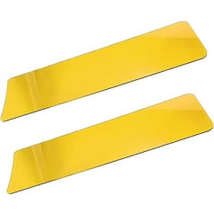 Beaupretty Set of 2 Hair Colouring Tool for Hair Colour Board, Hair Colouring Tools, Highlighting Board for Hair Dye, Highlighting Cutting Boards, Hair Dye Boards, Painting Board, Acrylic, Yellow
