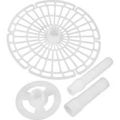 BESPORTBLE 1 Set Vegetable Press Cucumber Press Accessories Kitchen Aid Canning Supplies Press Accessories Fixing Plates Cucumber Press Plate Fermentation Press Cucumber Plate White Plastic