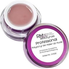 Polyacrylic Gel Make-Up Nude Acrylic Gel Polygel LED UV Nail Gel Builder Gel RM Beautynails 1 x 50 ml (Pack of 1)